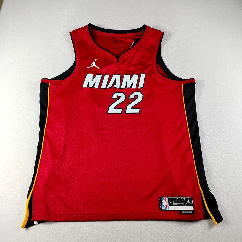 Nike Jersey Mens XXL Multicolor Jimmy Butler Buckets #22 Miami Heat Swingman NBA